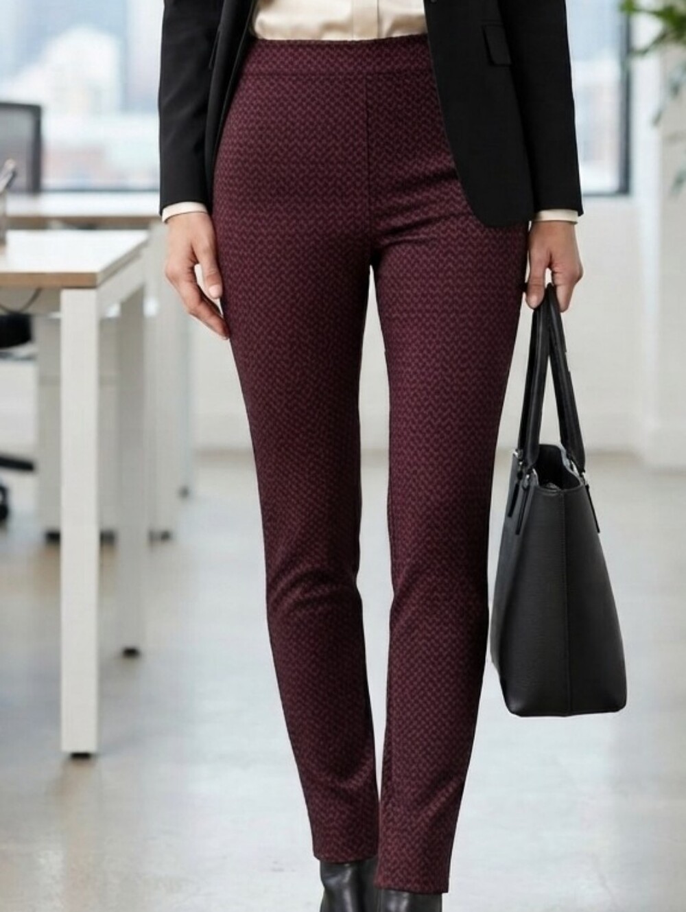 Joseph Ribkoff Patterned Pull-On Pants